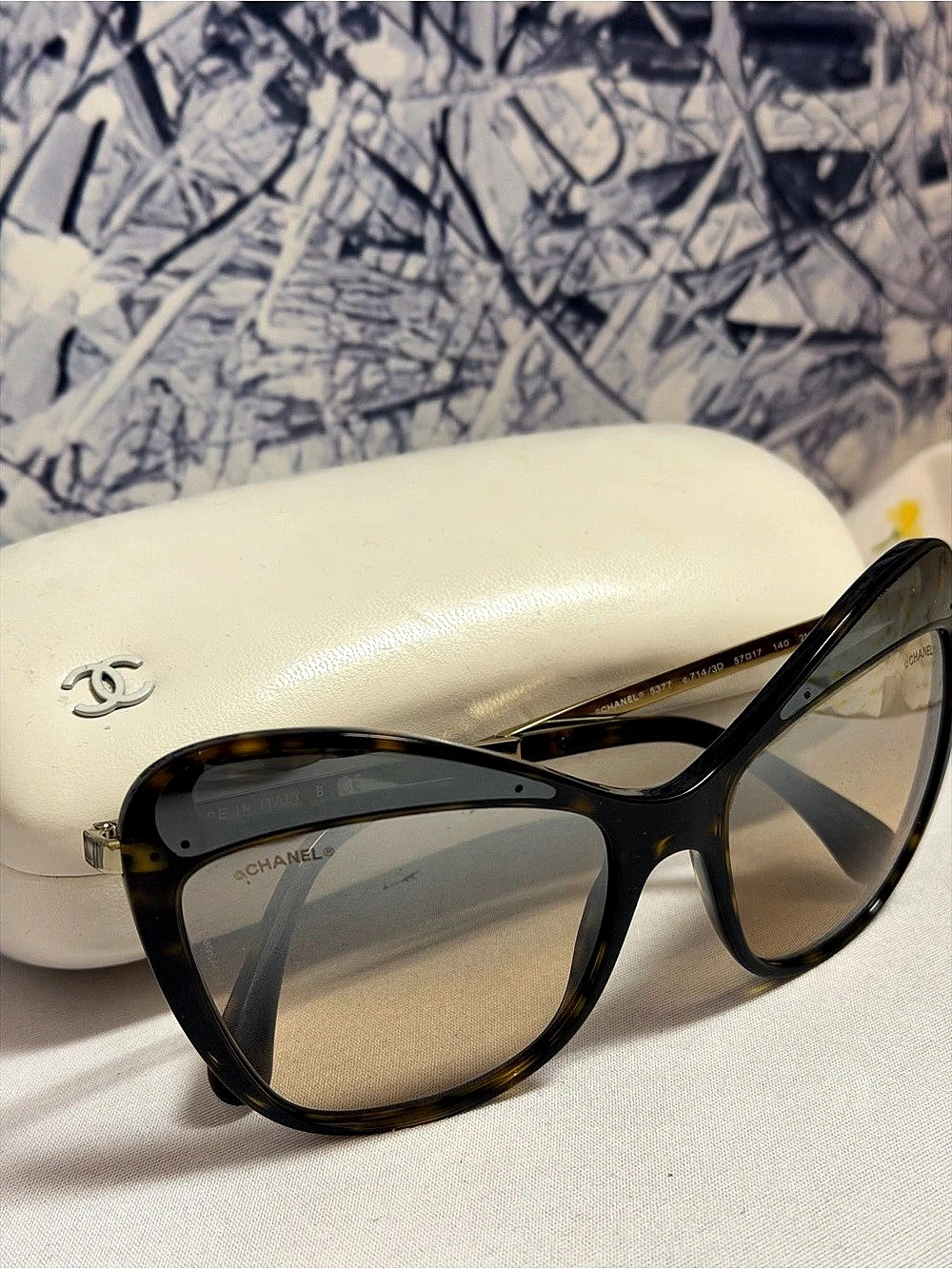 Chanel Butterfly Sunglasses 5377 Brown & Gold